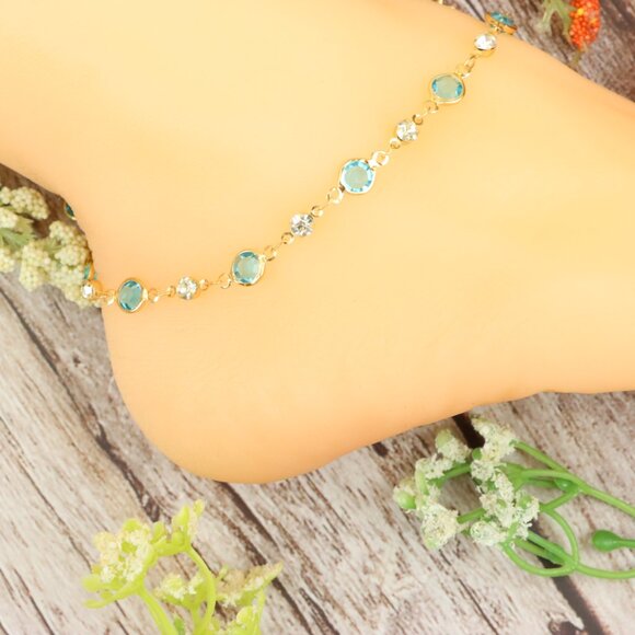 Dainty Anklet for Women – Elegant Everyday Jewelry & Perfect Gift | MLCRC1250 - Picture 5 of 10